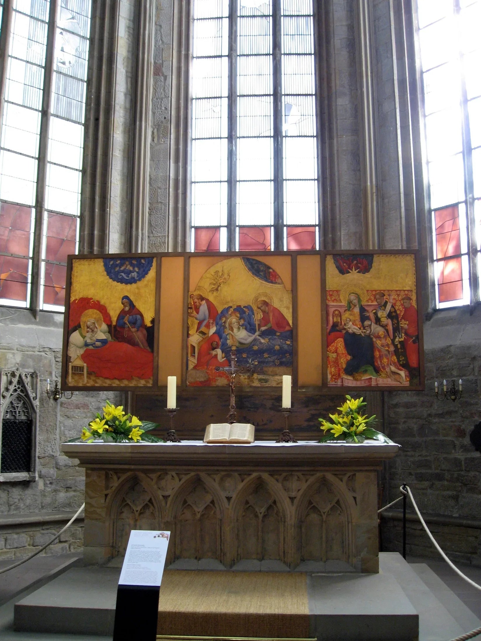 Marienaltar - Conrad von Soest image 1 copie de tableau peinte à la main
