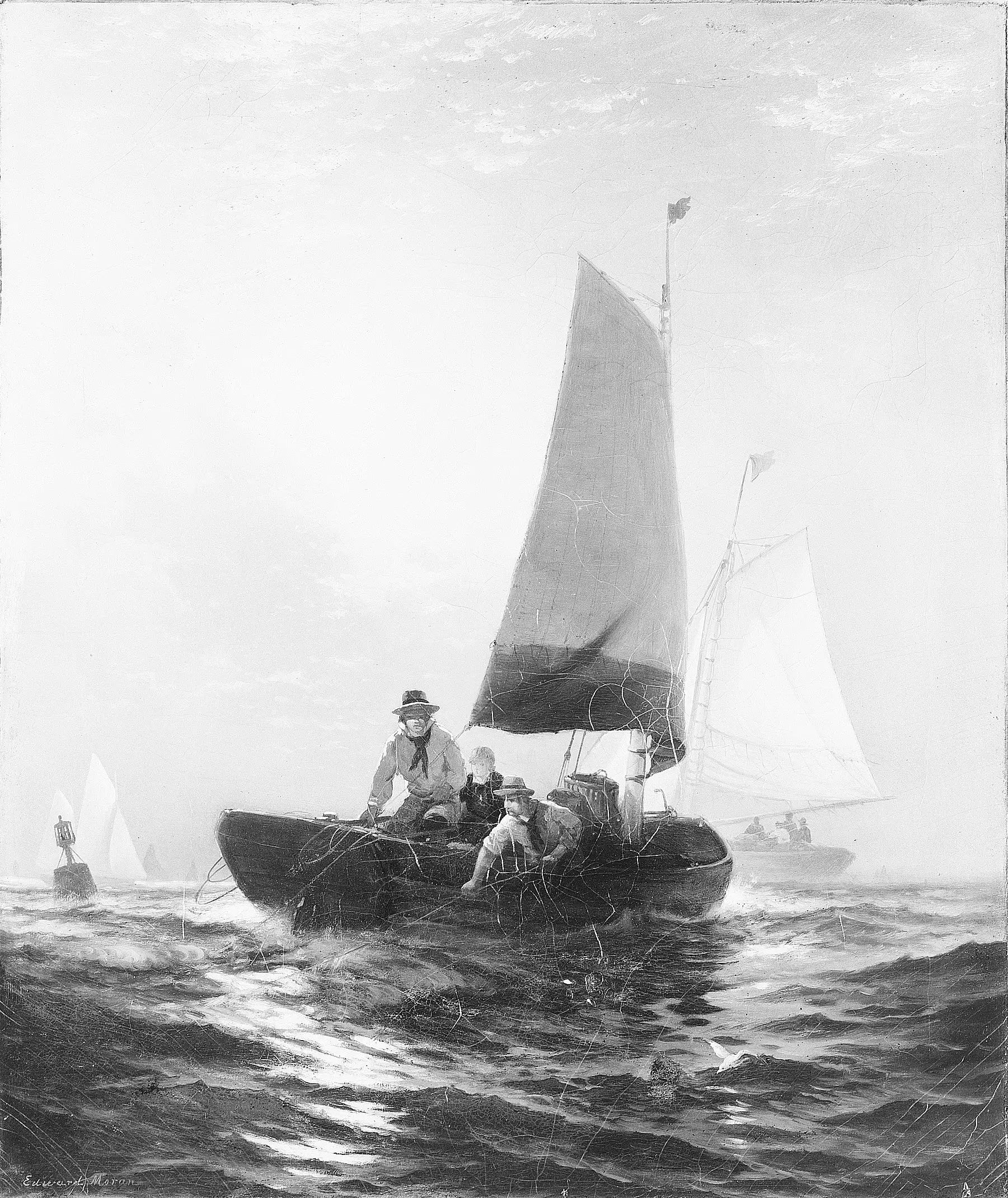 Marin - Edward Moran image 1 reproduction réalisée par Alpha Reproduction