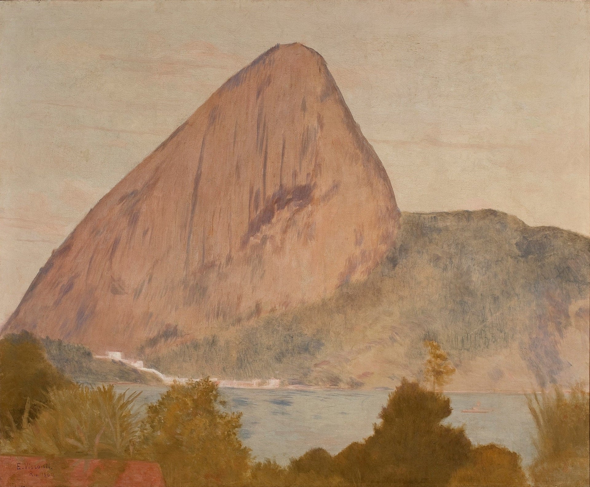 Marina avec Pão de Açúcar - Eliseu Visconti image 1 copie de tableau peinte à la main