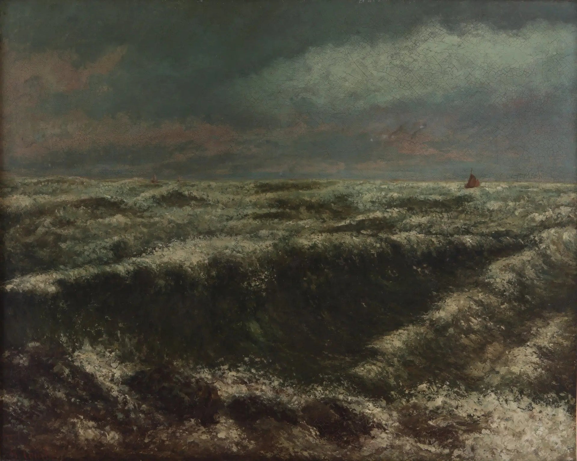 Marina - Gustave Courbet image 1 reproduction d’œuvre d’art à l’huile