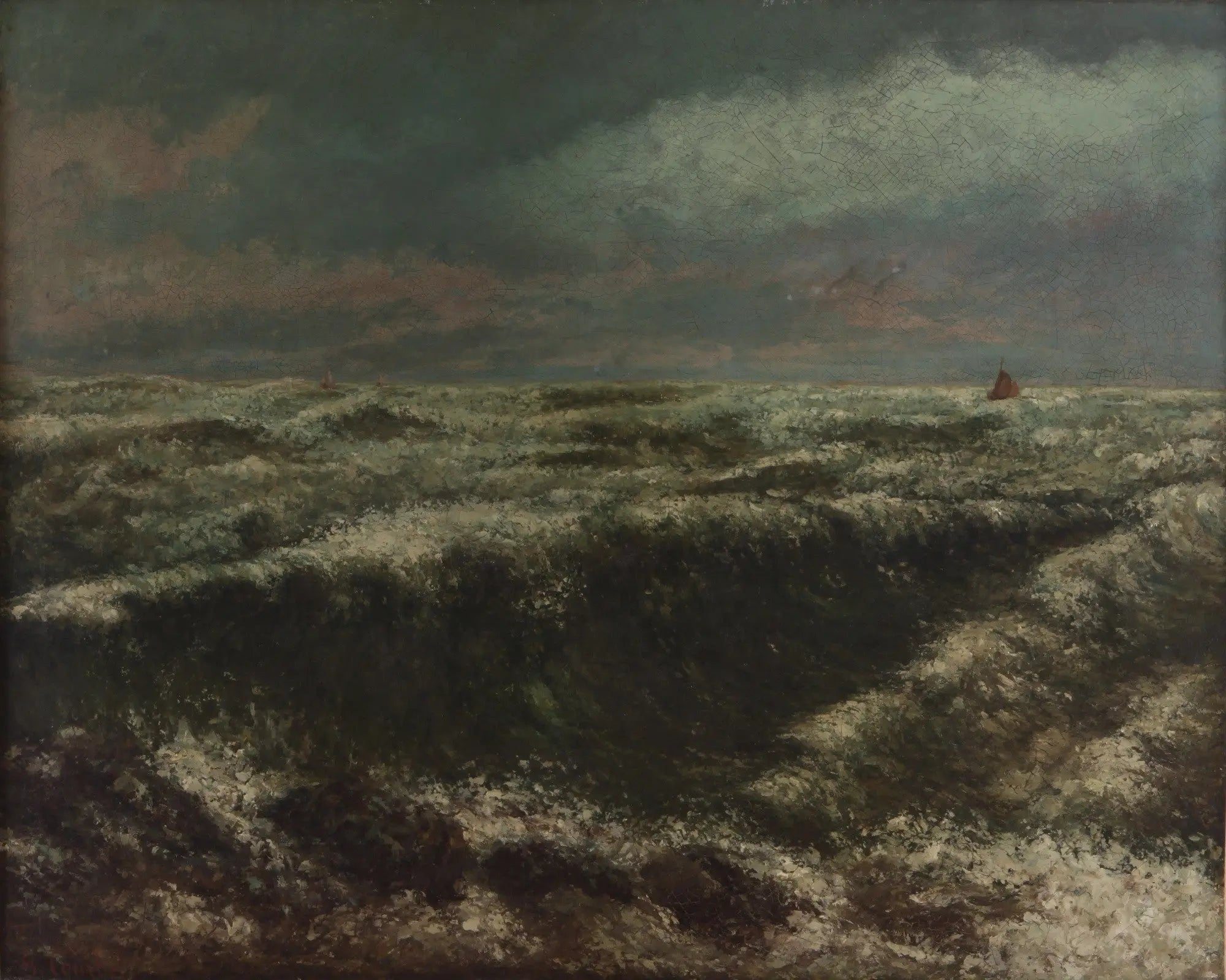 Marina - Gustave Courbet image 1 reproduction d’œuvre d’art à l’huile