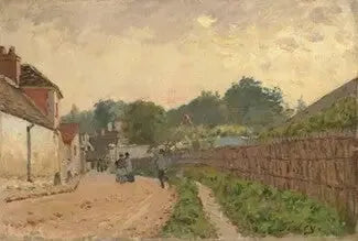 Marly-le-Roi - Alfred Sisley image 1 copie peinte à la main à l’huile