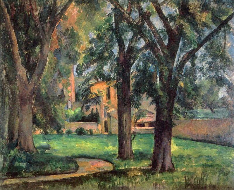 Marronniers et ferme du Jas de Bouffan - Paul Cézanne