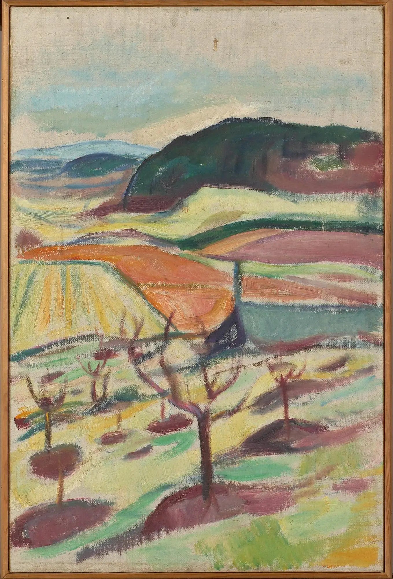 Mars - Edvard Munch image 1 copie peinte à la main à l’huile