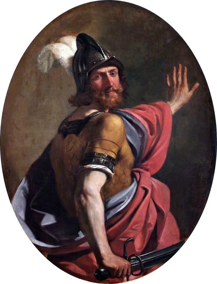 Mars en tant que guerrier - Guercino image 1 reproduction d’œuvre d’art à l’huile