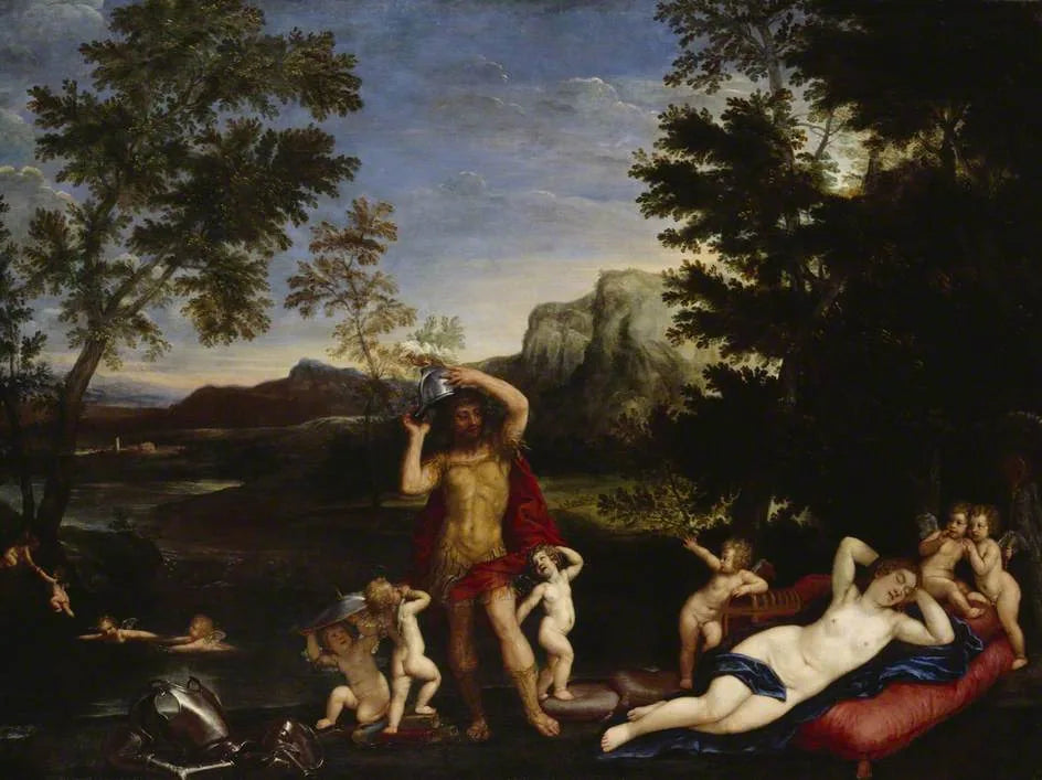 Mars et Vénus - Francesco Albani image 1 reproduction artisanale de tableau