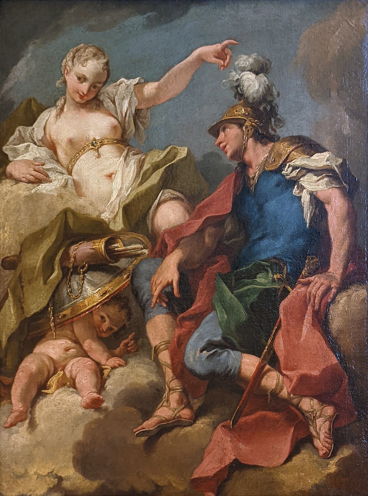 Mars et Vénus - Giovanni Battista Pittoni image 1 reproduction réalisée par Alpha Reproduction
