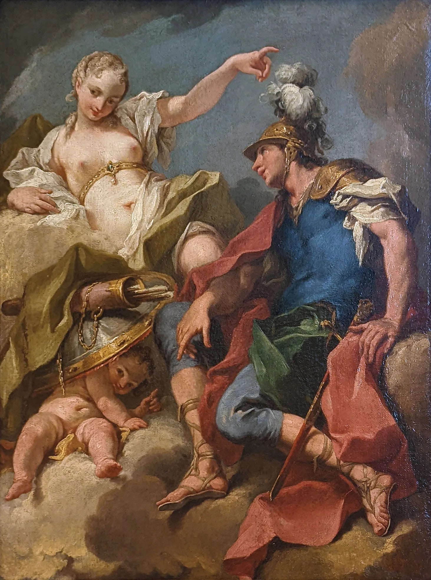 Mars et Vénus - Giovanni Battista Pittoni image 1 reproduction réalisée par Alpha Reproduction