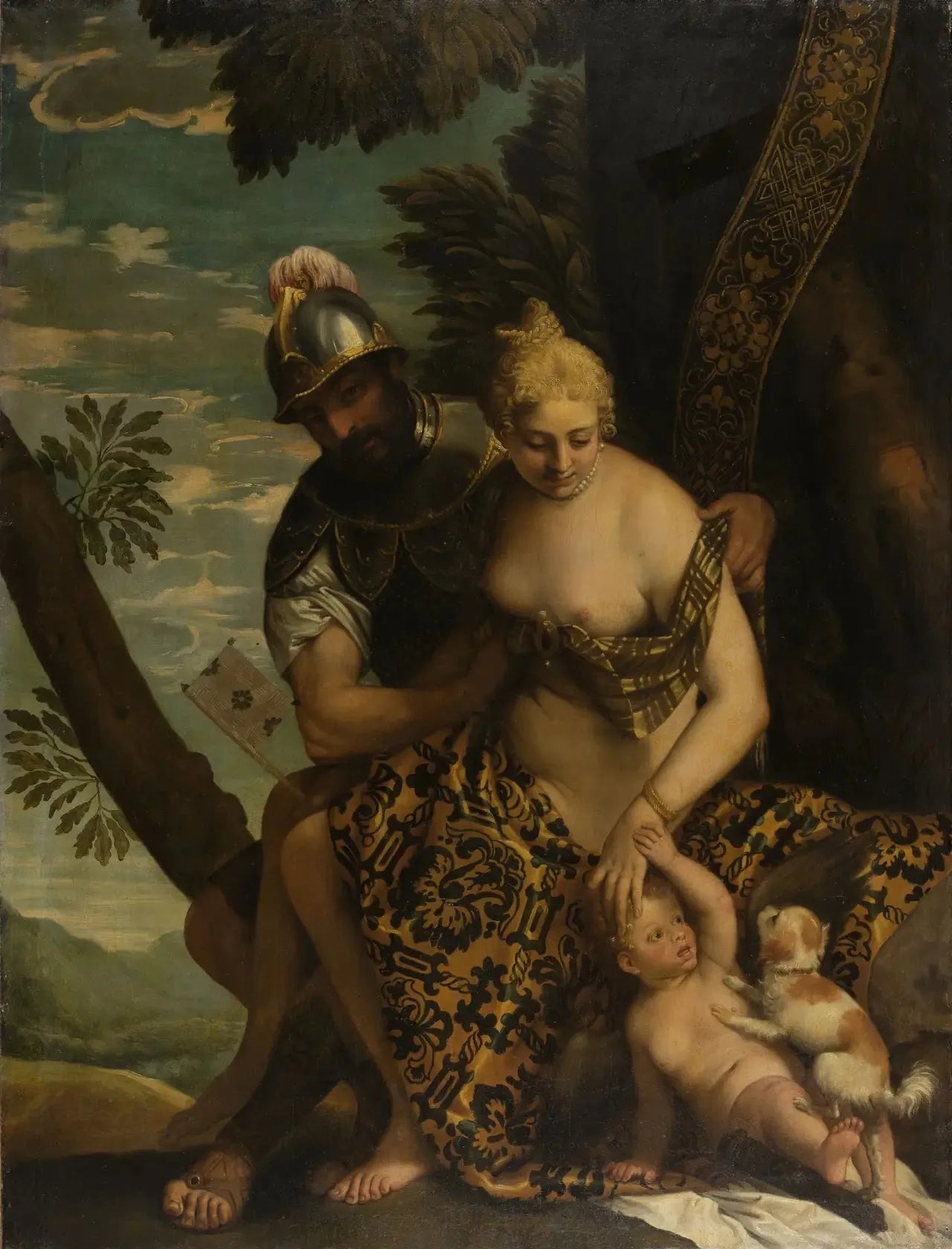 Mars et Vénus - Paul Véronèse image 1 reproduction d’œuvre d’art à l’huile