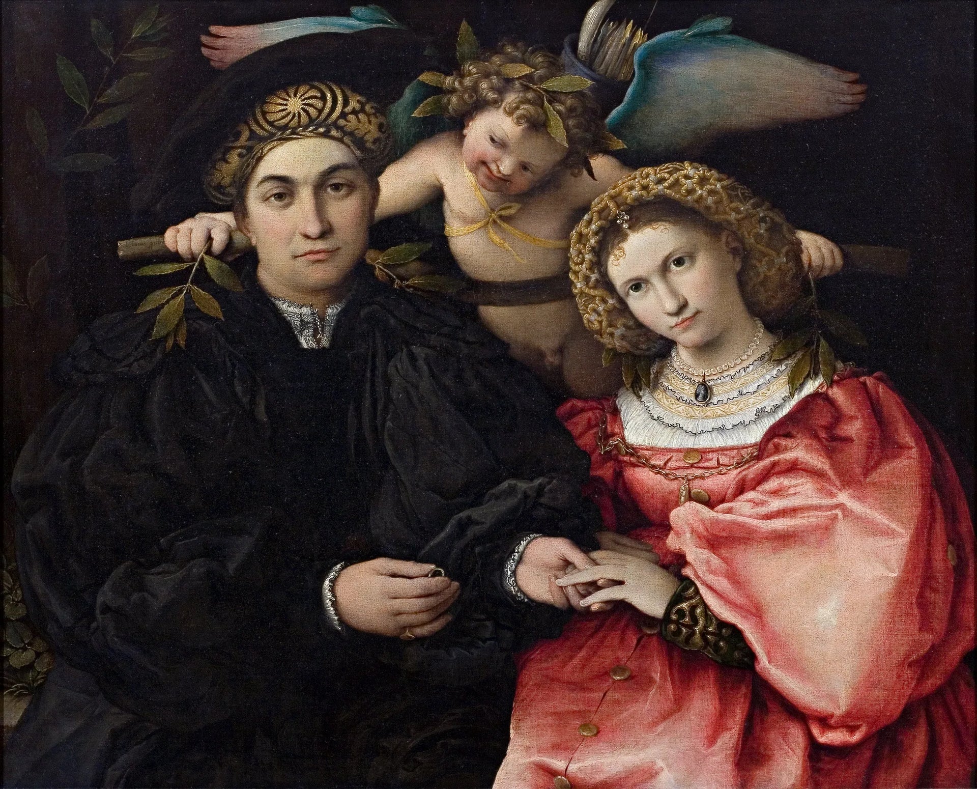 Marsilio Cassotti et son épouse Faustine - Lorenzo Lotto image 1 reproduction d’œuvre d’art à l’huile
