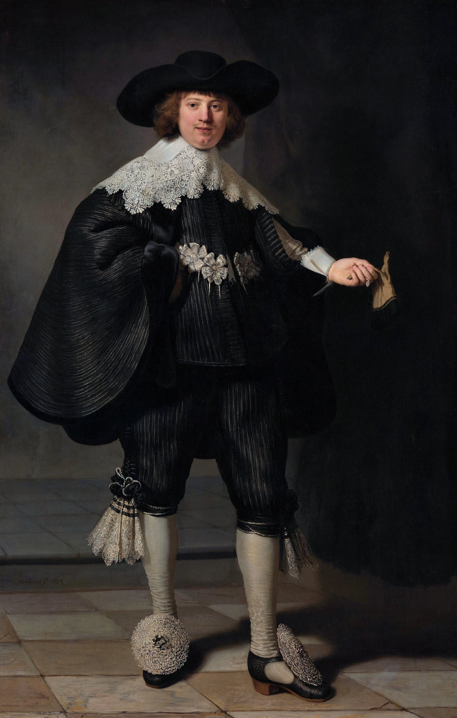 Portrait de Marten Soolmans – Rembrandt, 1634