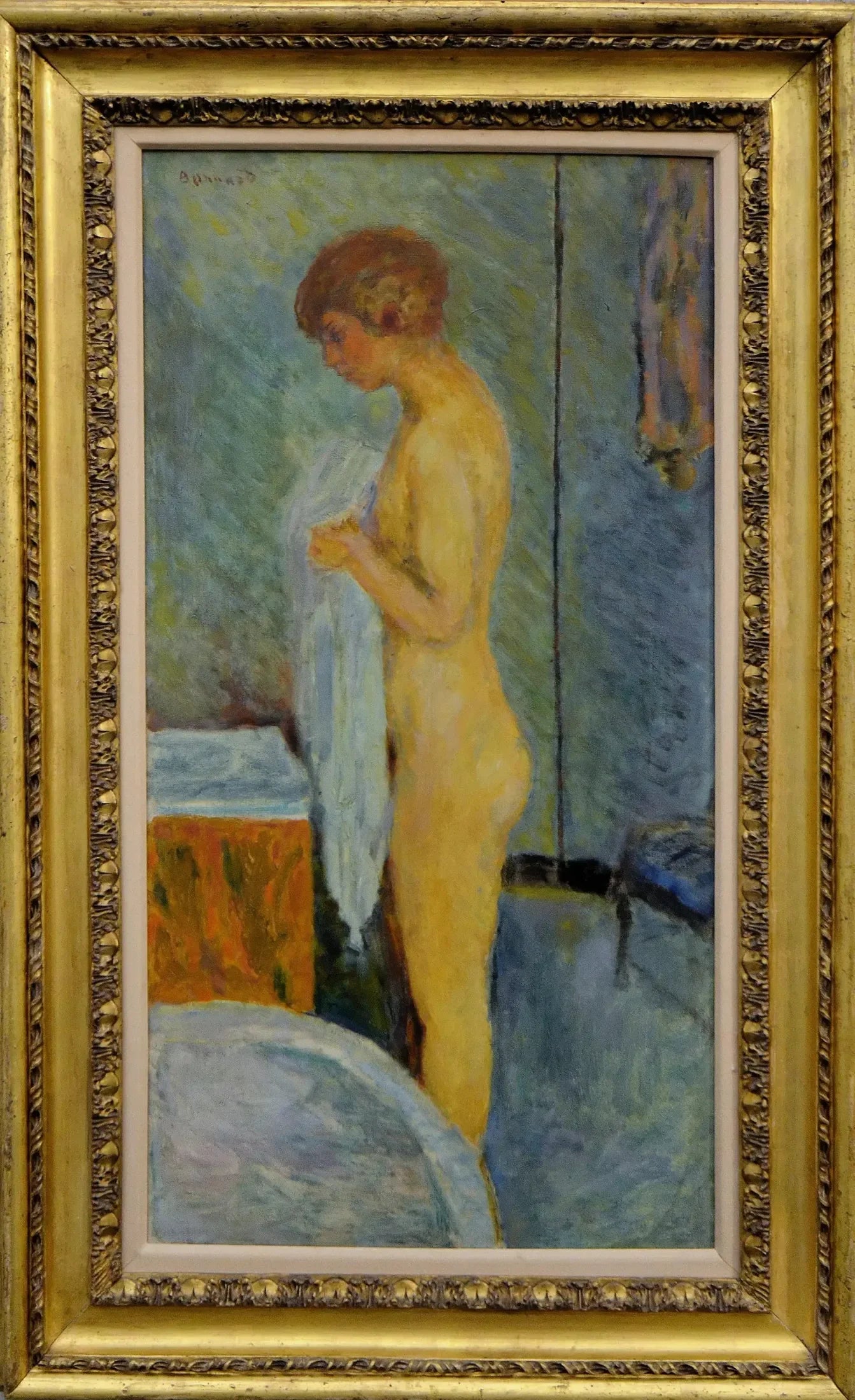 Marthe à sa toilette - Pierre Bonnard image 1 copie peinte à la main à l’huile