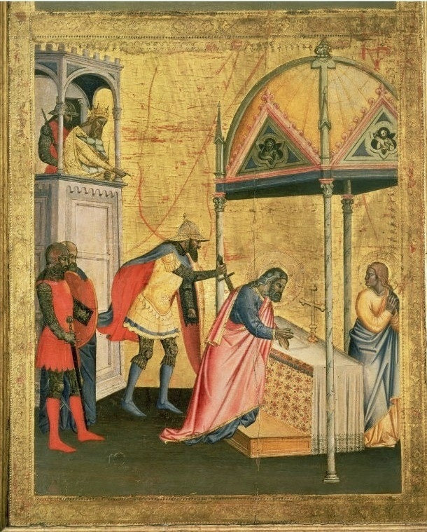 Martyrdom of Matthew - Andrea Orcagna image 1 copie de tableau peinte à la main
