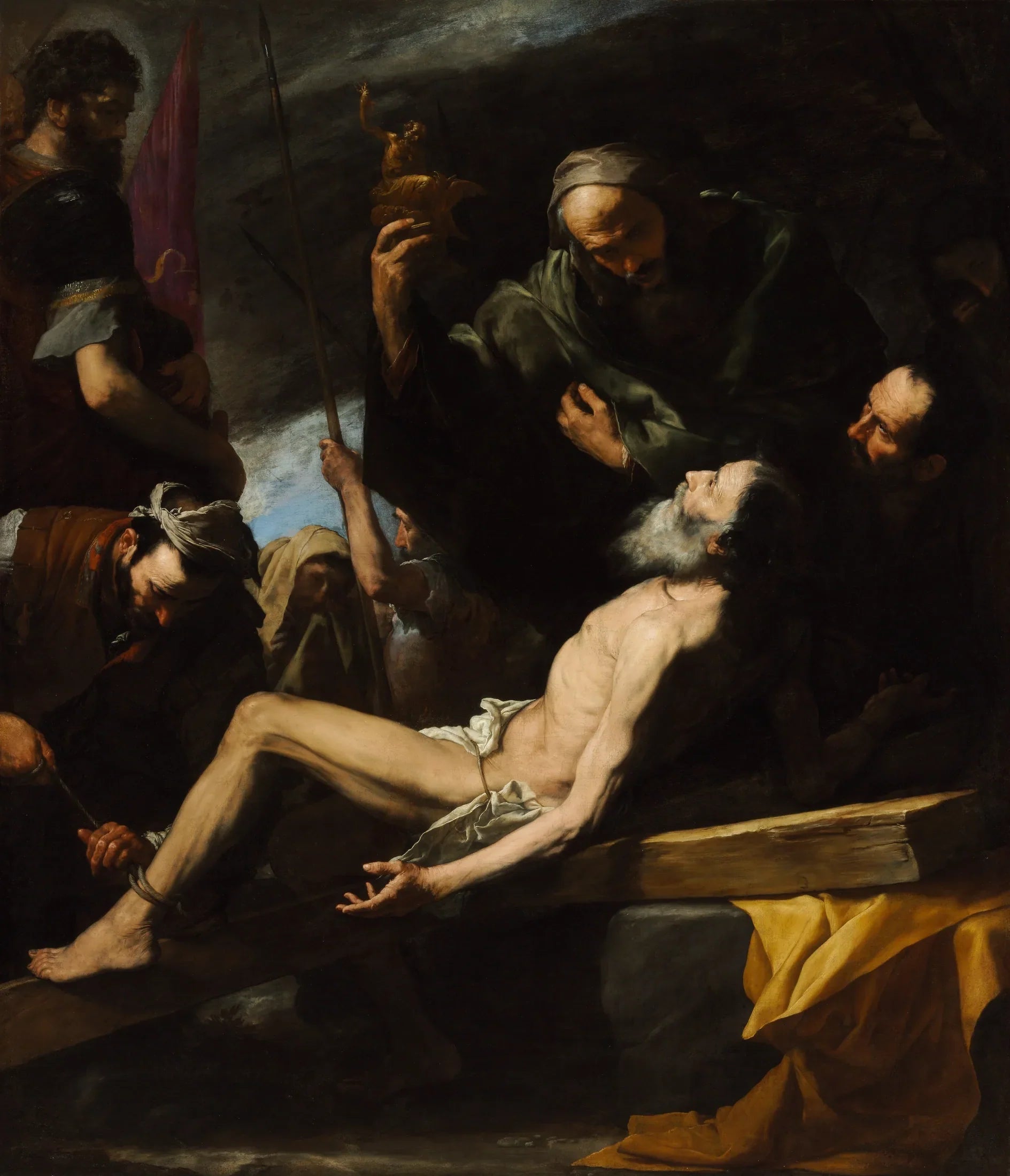 Martyre de saint André - Jusepe de Ribera image 1 reproduction artisanale de tableau