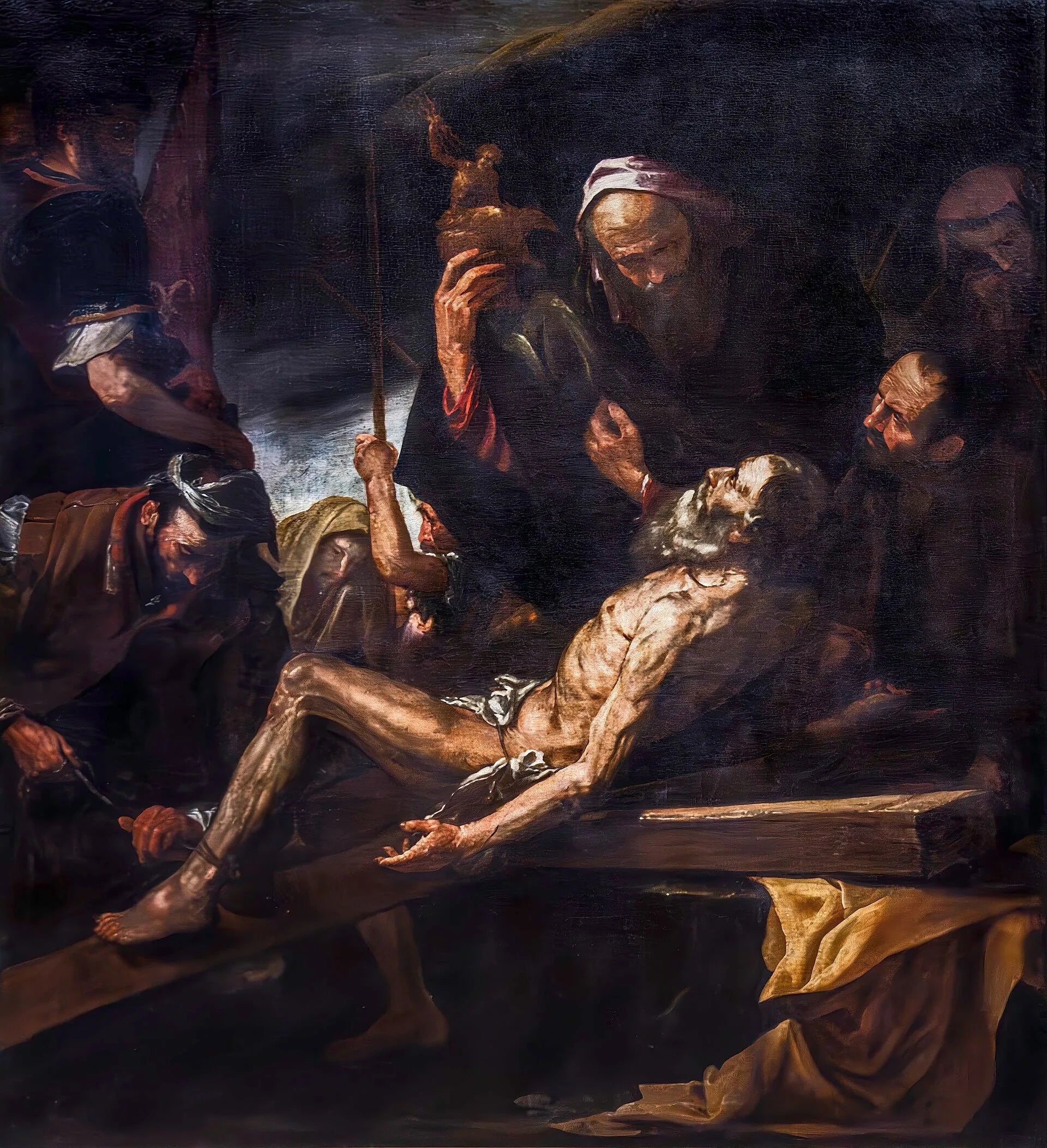 Martyre de Saint André - Jusepe de Ribera image 1 reproduction de peinture à l’huile