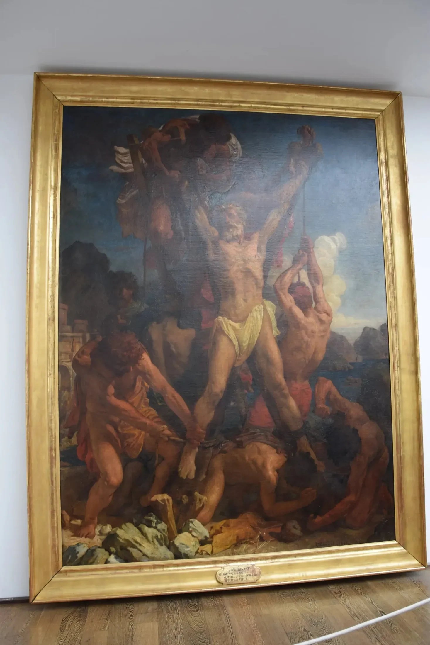 Martyre de Saint André - Léon Bonnat image 1 tableau peint à l’huile sur toile