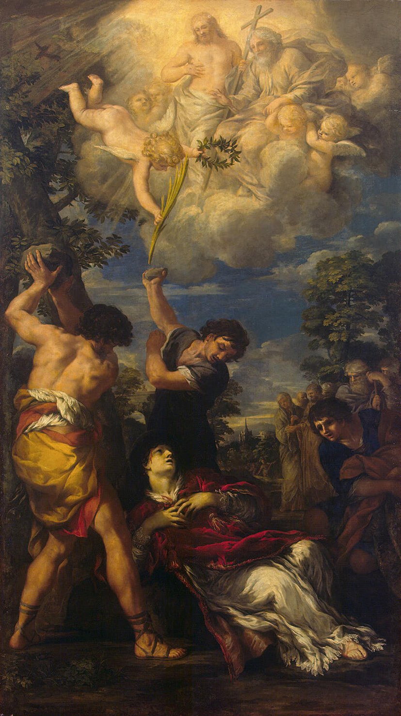 Martyre de saint Étienne - Pietro da Cortona image 1 reproduction réalisée par Alpha Reproduction