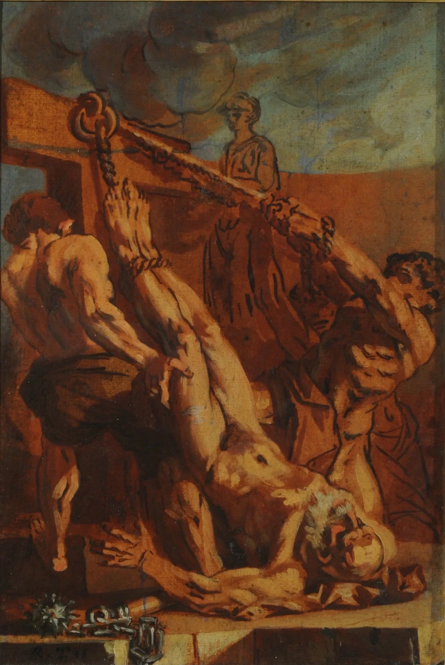 Martyre de saint Pierre - Jacopo Tintoretto image 1 copie de tableau peinte à la main