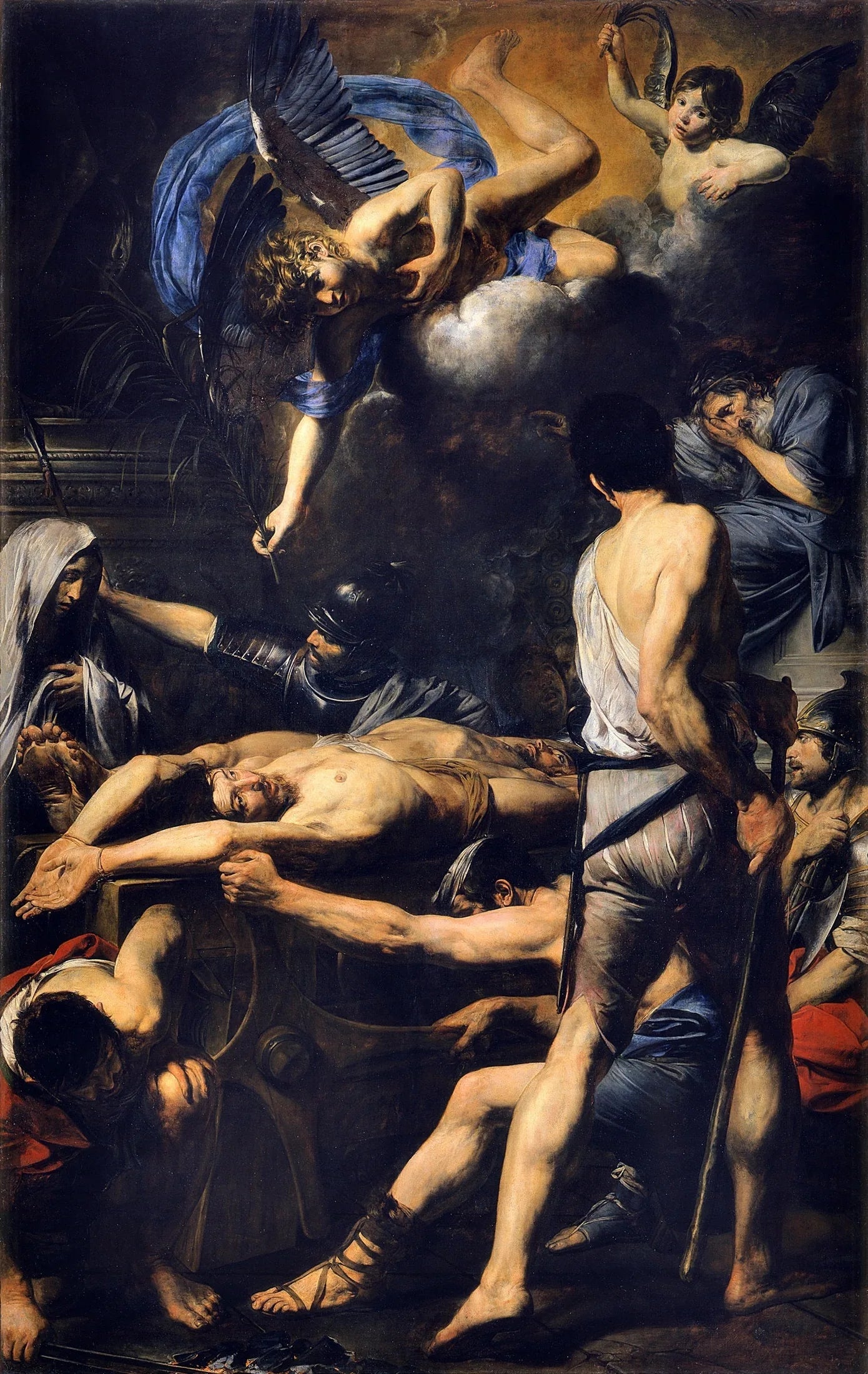 Martyre de Saint Procès et Saint Martinien - Valentin de Boulogne image 1 reproduction d’œuvre d’art à l’huile