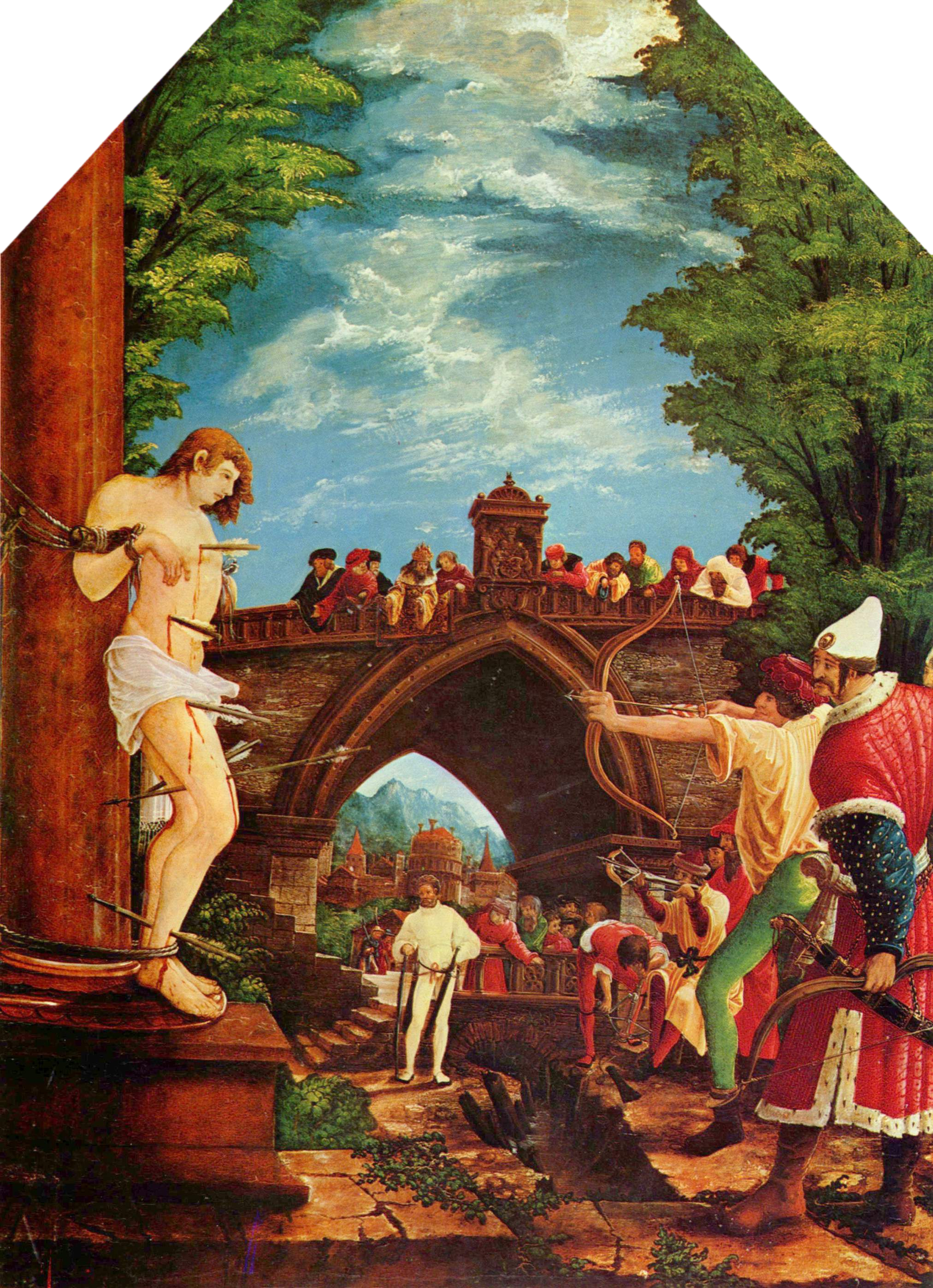 Martyre de saint Sébastien - Albrecht Altdorfer image 1 reproduction artisanale de tableau
