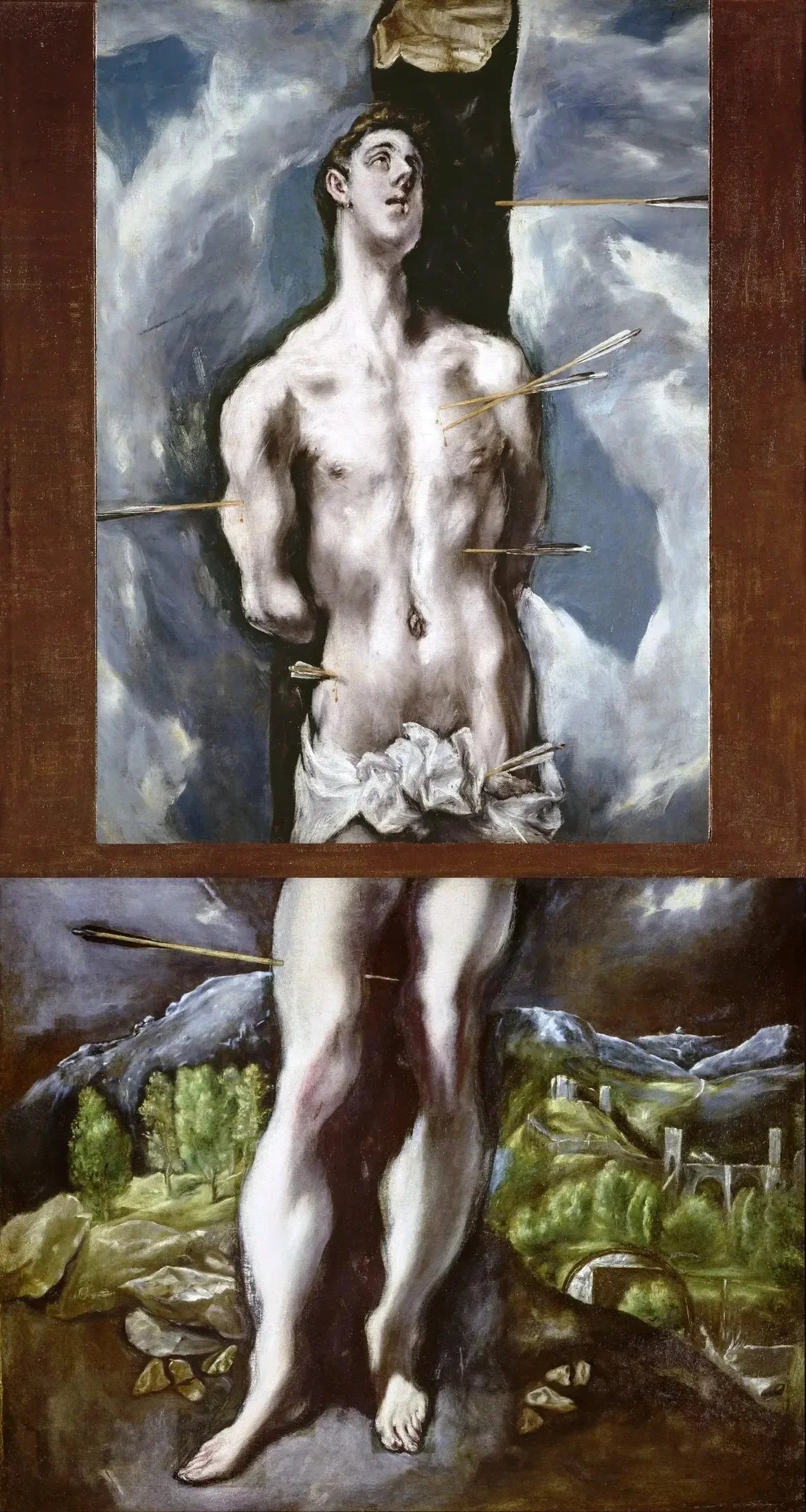 Martyre de Saint Sébastien - El Greco image 1 copie peinte à la main à l’huile