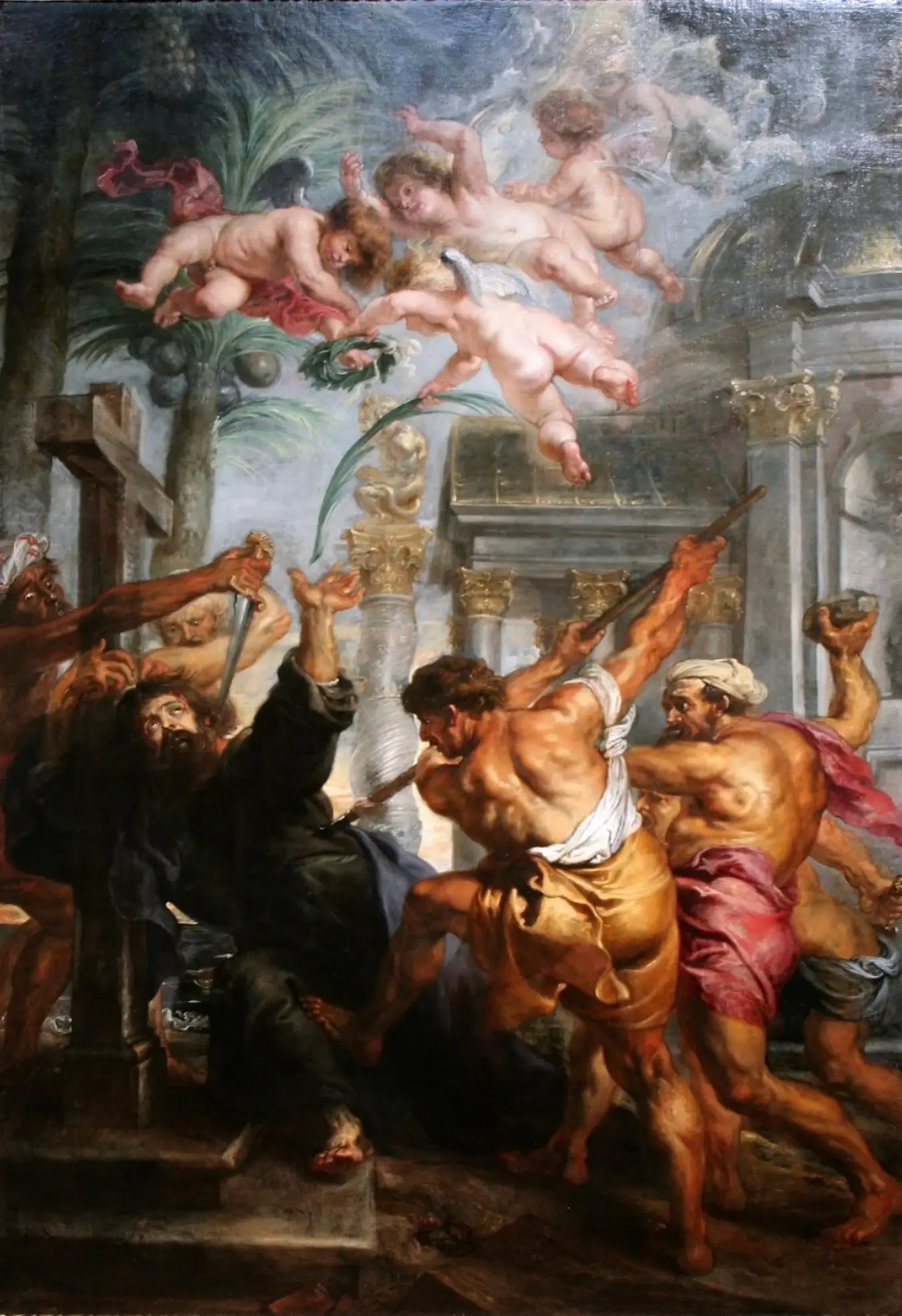 Martyre de saint Thomas - Peter Paul Rubens image 1 copie de tableau peinte à la main