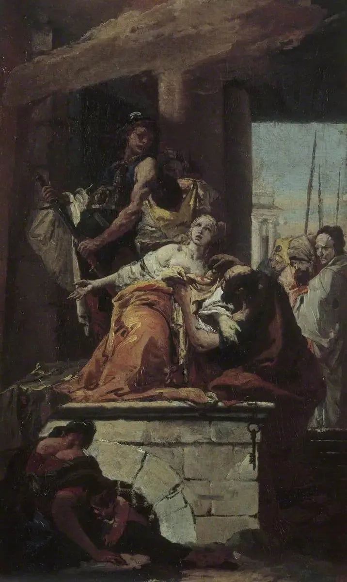 Martyre de sainte Agathe - Giovanni Battista Tiepolo image 1 copie de tableau peinte à la main