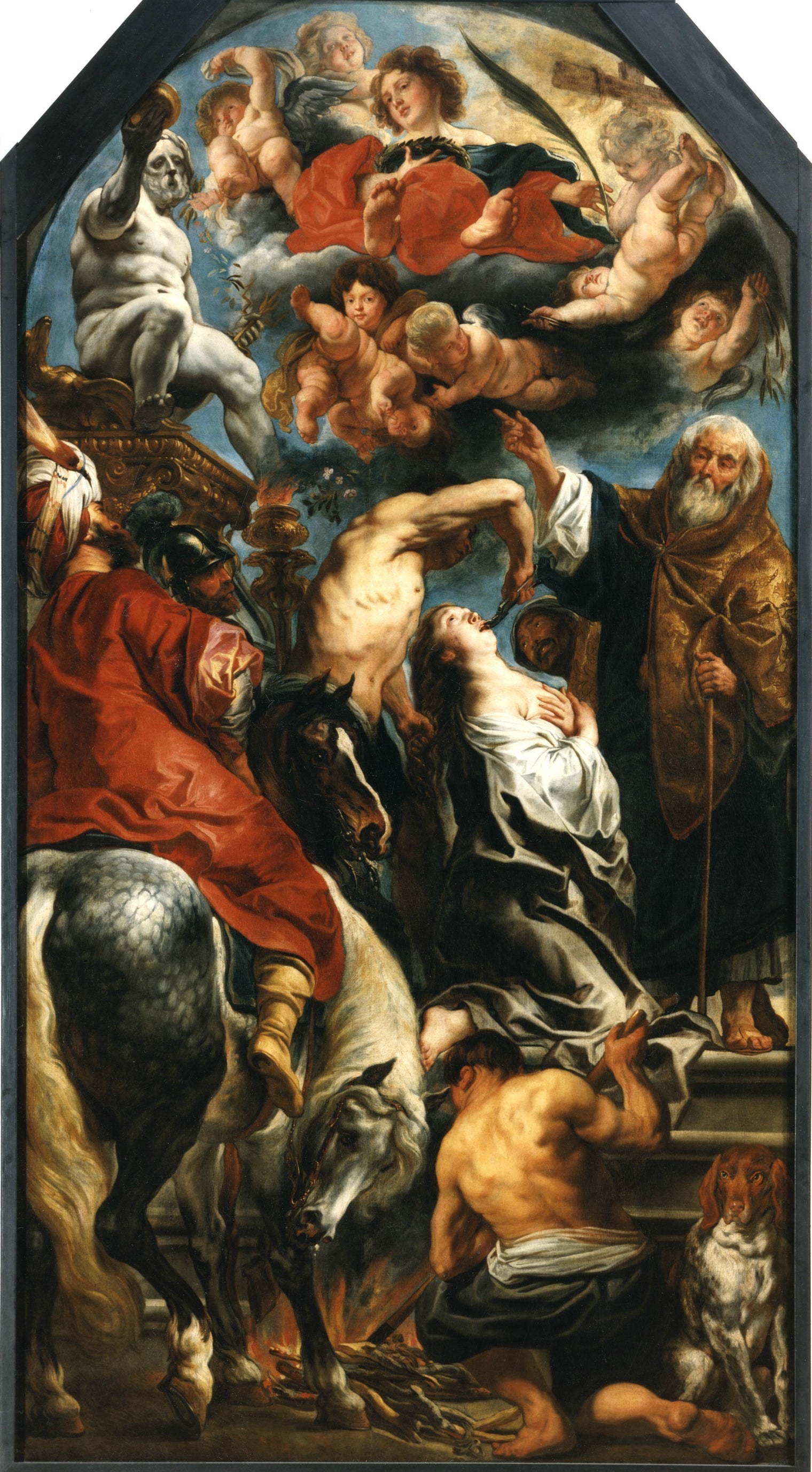 Martyre de sainte Apolline - Jacob Jordaens image 1 copie de tableau peinte à la main