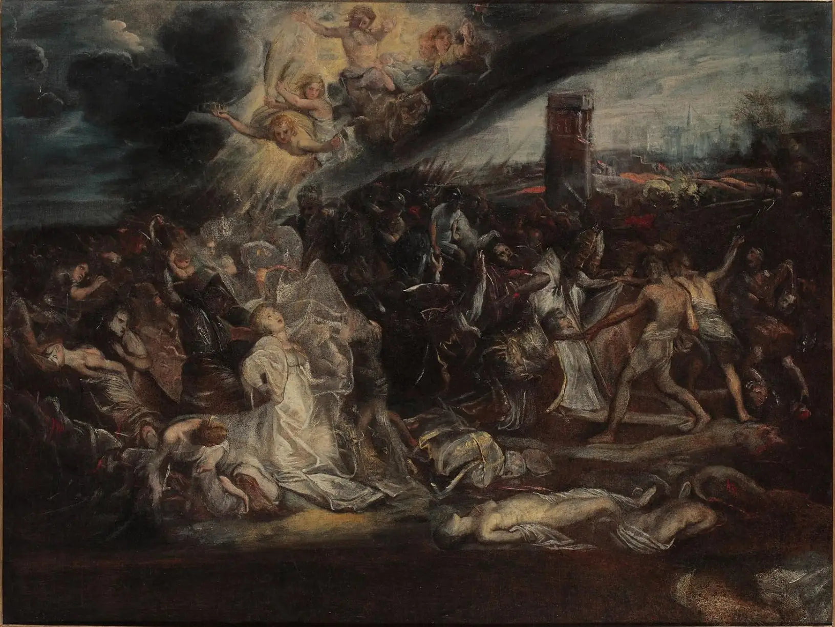 Martyre de sainte Ursule - Peter Paul Rubens image 1 tableau peint à l’huile sur toile