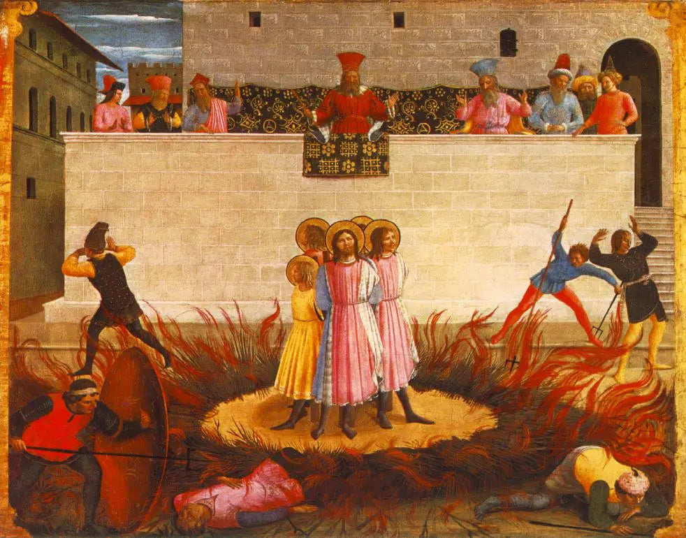 Martyre des saints Côme et Damien - Fra Angelico image 1 reproduction réalisée par Alpha Reproduction