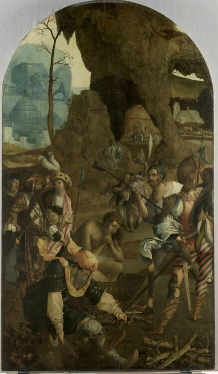 Le martyre de saint Jean l'Évangéliste - Maître du martyr de saint Jean