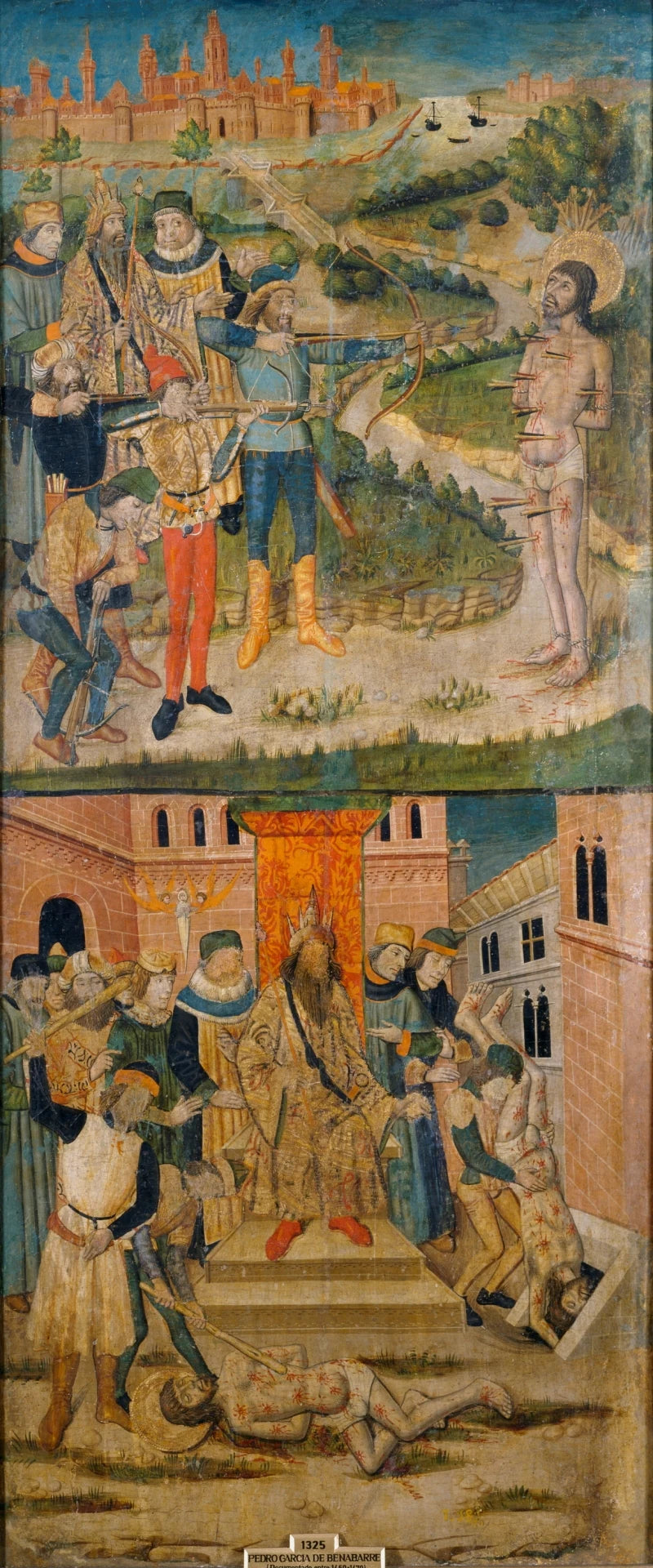 Martyre de saint Sébastien et saint Polycarpe - Pedro García de Benavarre