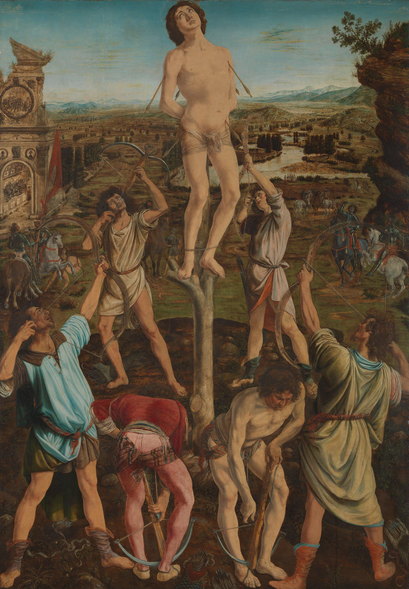 Le Martyre de saint Sébastien - Piero Pollaiuolo