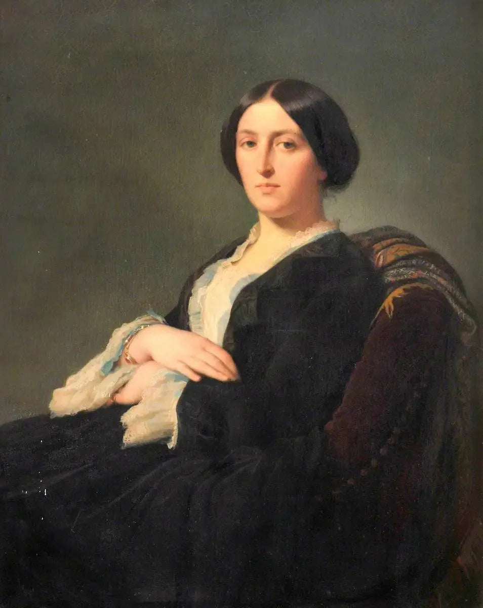Mary Buddicom (1822-1892), née Marie Jeanne Hownam - Hippolyte Flandrin image 1 copie de tableau peinte à la main