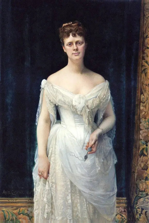 Mary Frick Garrett, plus tard Mme Mary Frick Jacobs - Alexandre Cabanel image 1 reproduction artisanale de tableau