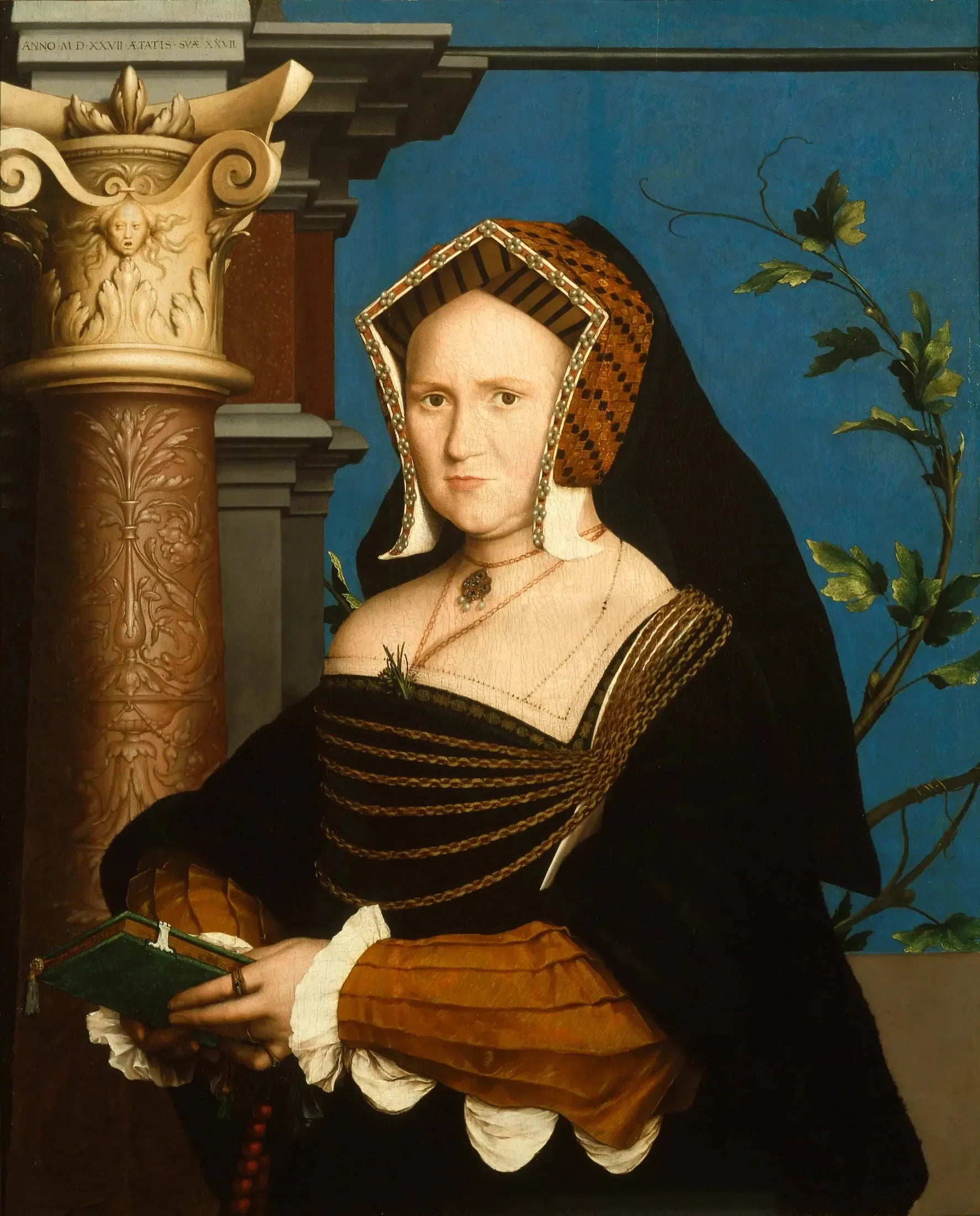 Mary, Lady Guildford - Hans Holbein le Jeune image 1 reproduction artisanale de tableau
