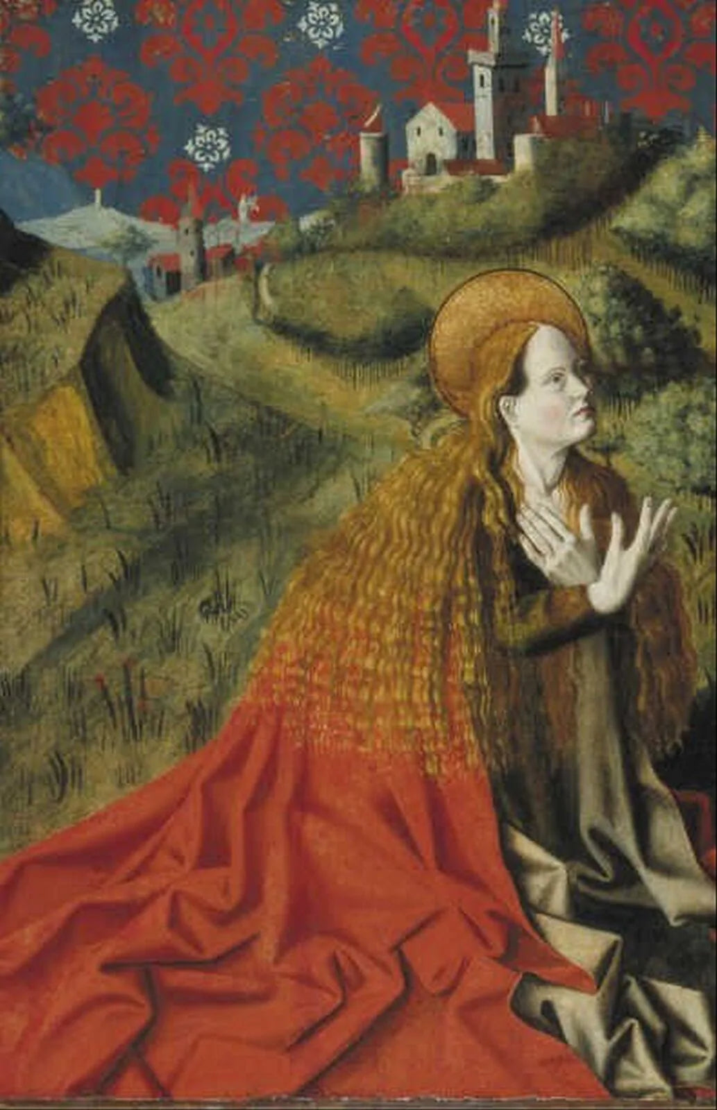 Mary Magdalene - Barthélemy d'Eyck image 1 copie peinte à la main à l’huile