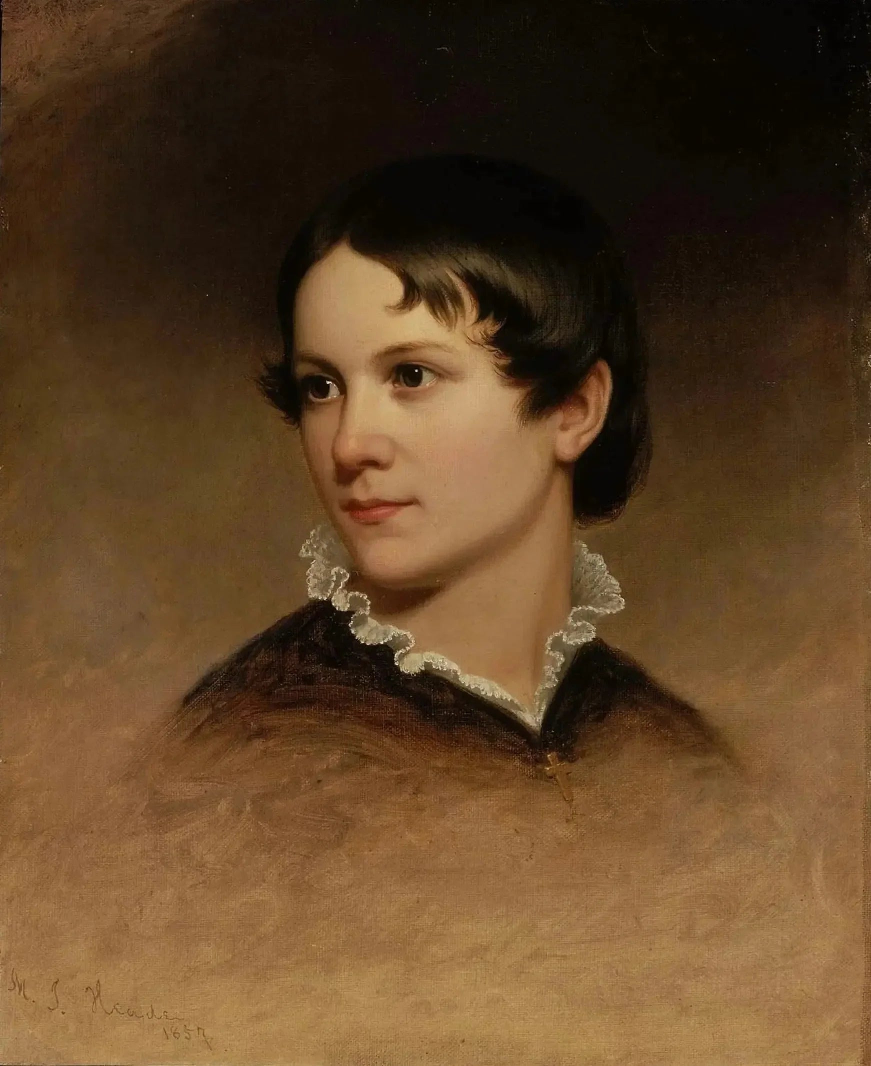Mary Rebecca Clark - Martin Johnson Heade image 1 copie peinte à la main à l’huile