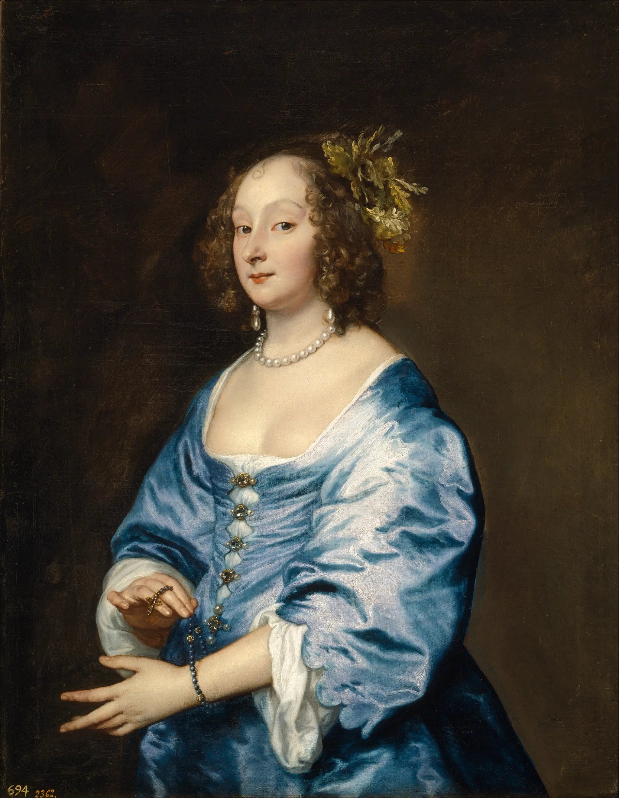 Mary Ruthven, Lady Van Dyck - Antoine van Dyck image 1 reproduction réalisée par Alpha Reproduction