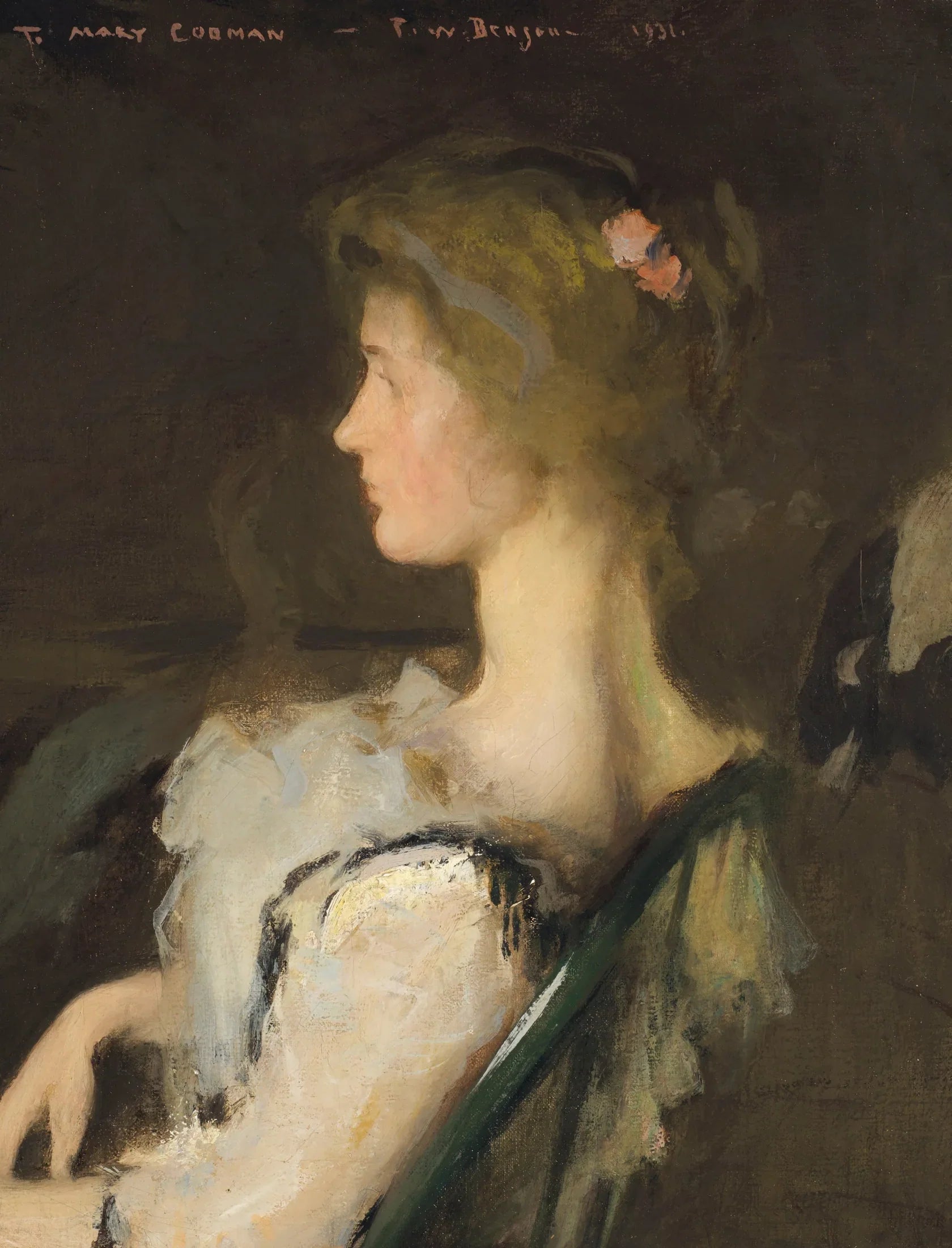 Mary Sullivan - Frank Weston Benson image 1 reproduction artisanale de tableau