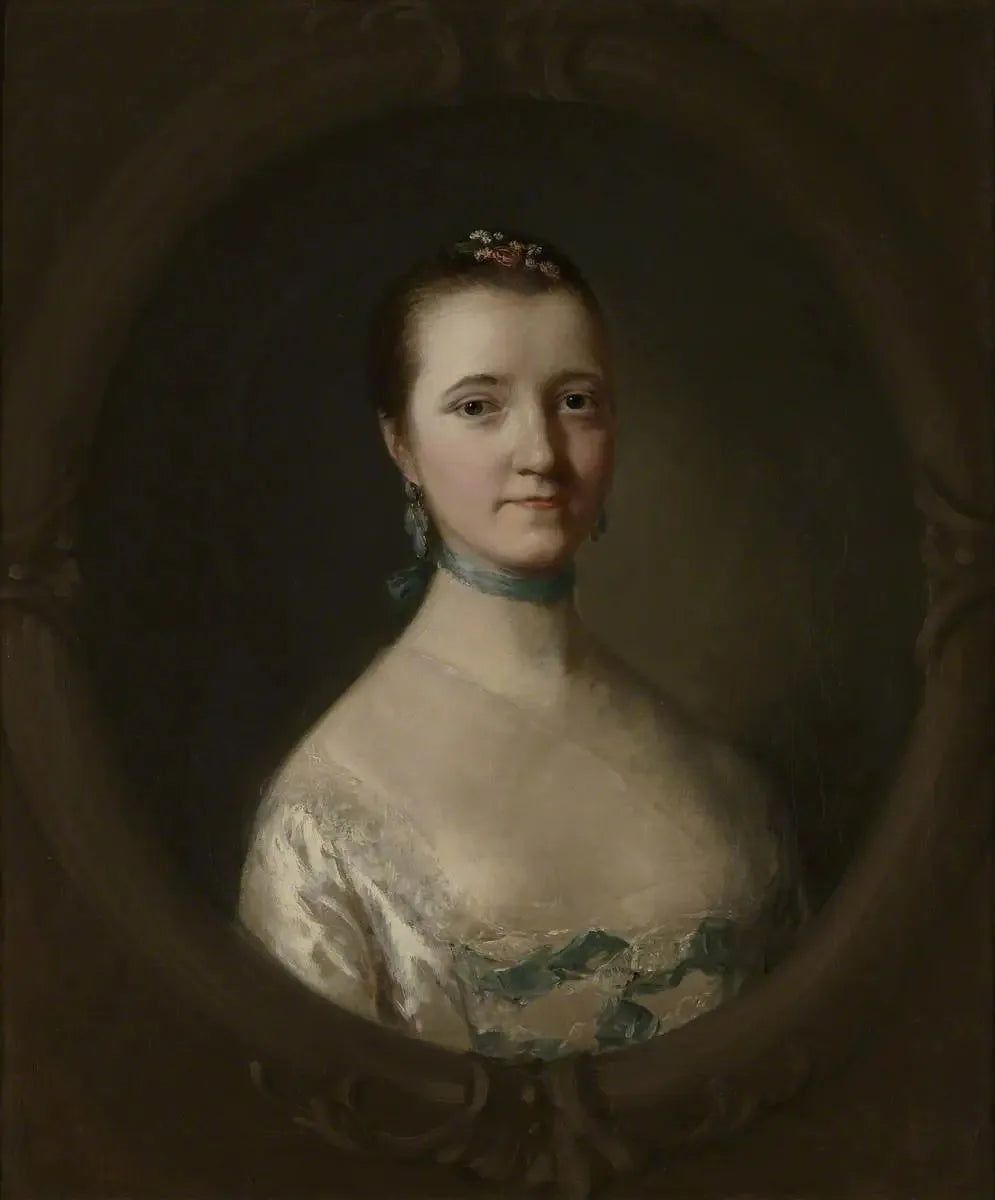 Mary Vere (décédée en 1791) - Thomas Gainsborough image 1 reproduction artisanale de tableau