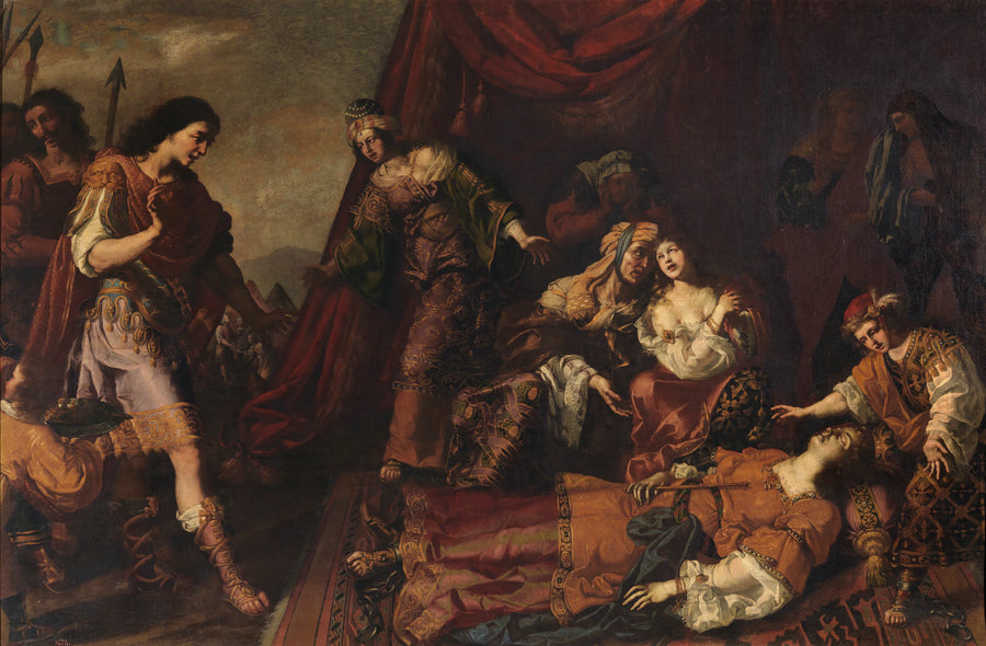 Masinissa pleure la mort de Sophonisba (?) - Paolo Domenico Finoglia