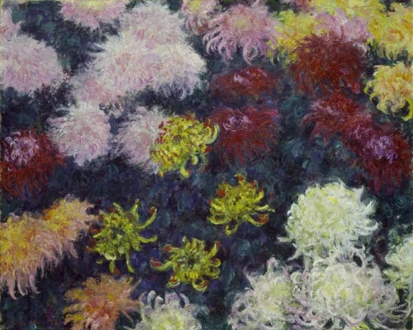 Масив хризантем, Базель W1496 - Клод Моне