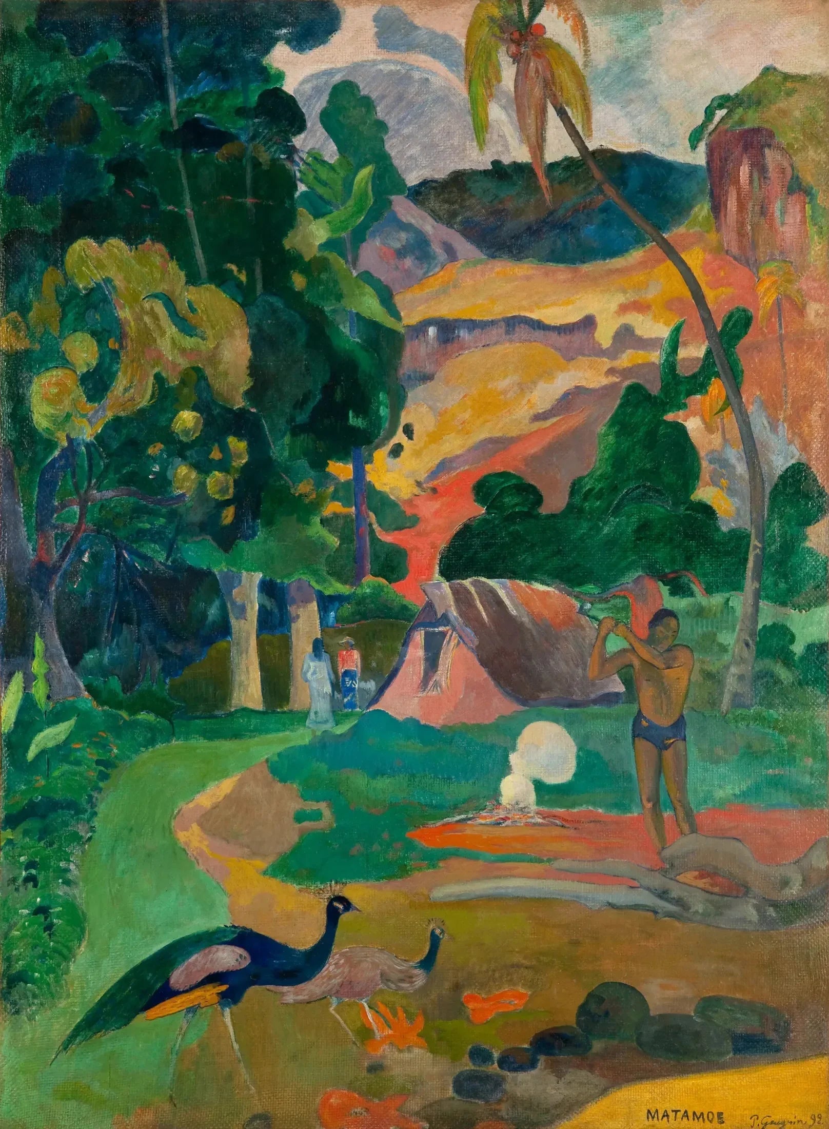 Matamoe - Paul Gauguin image 1 tableau peint à l’huile sur toile