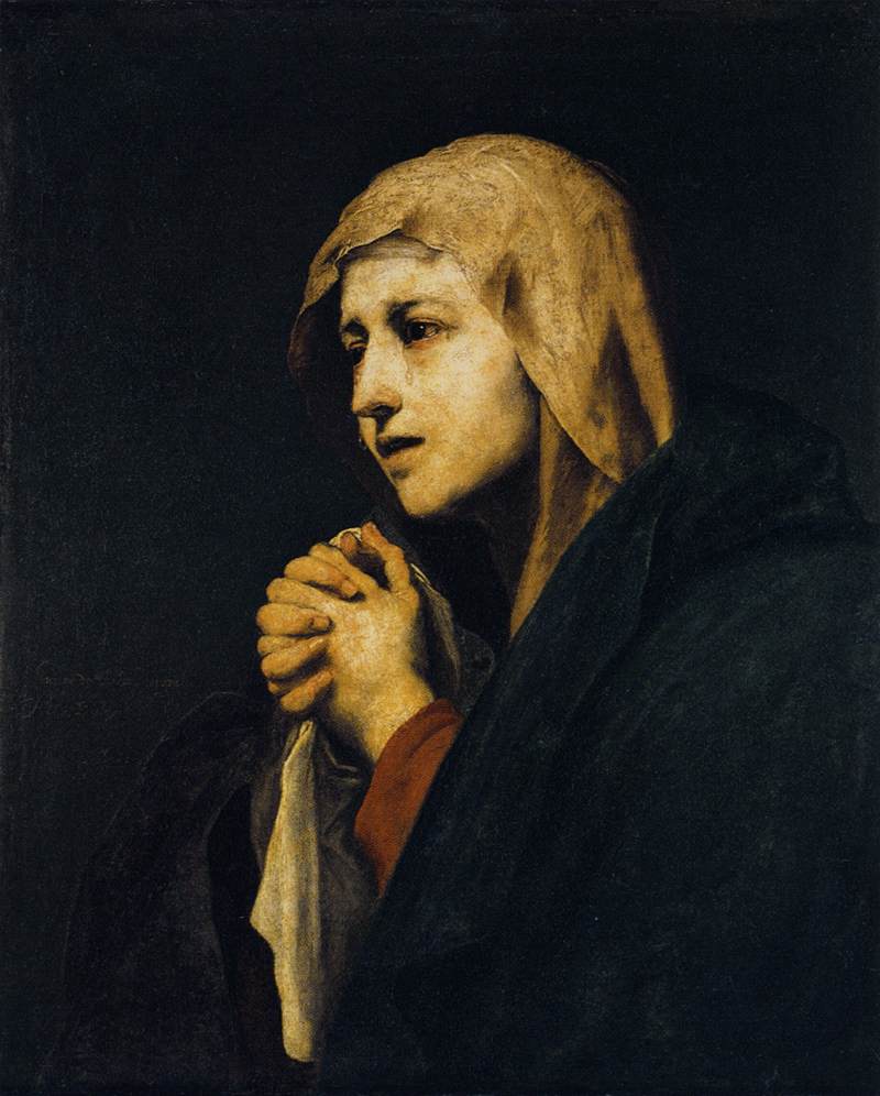 Mater Dolorosa - Jusepe de Ribera image 1 reproduction d’œuvre d’art à l’huile