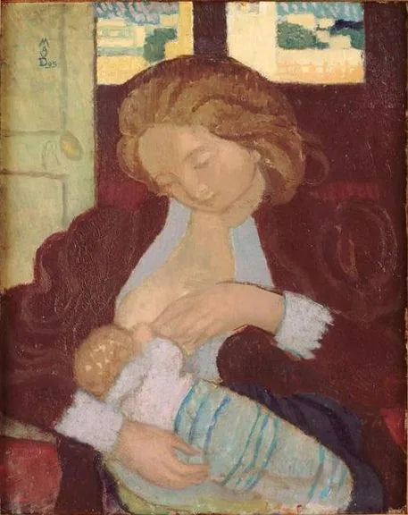Maternité aux manchettes de dentelle - Maurice Denis image 1 reproduction réalisée par Alpha Reproduction