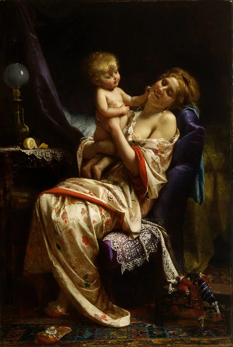 Maternité - Léon Perrault image 1 tableau peint à l’huile sur toile