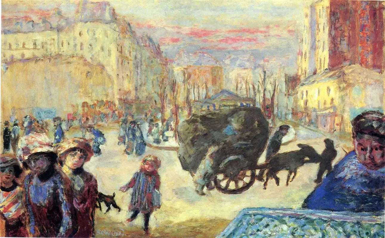 Matin à Paris - Pierre Bonnard image 1 copie de tableau peinte à la main