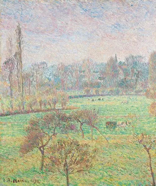 Matin, automne, Éragny - Camille Pissarro