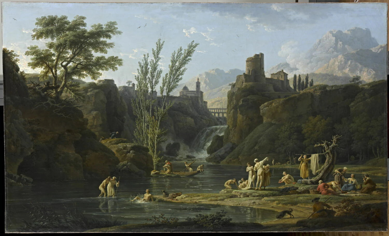 Le Matin : les baigneuses - Claude-Joseph Vernet